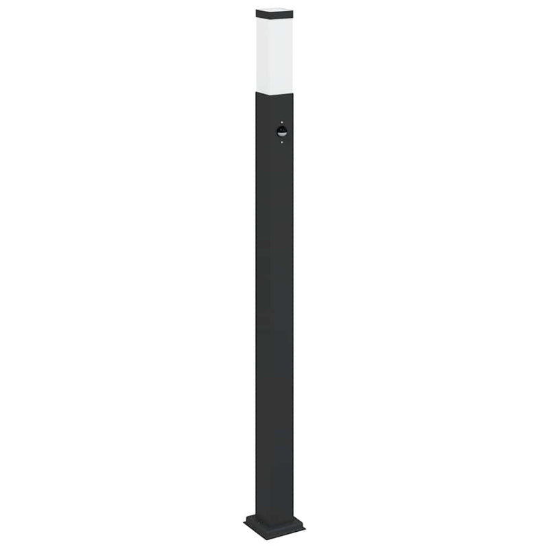 Stâlp luminos cu senzor 110 cm negru IP44