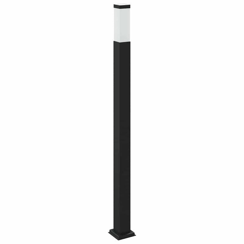 Stâlp luminos cu priză 110 cm negru IP44