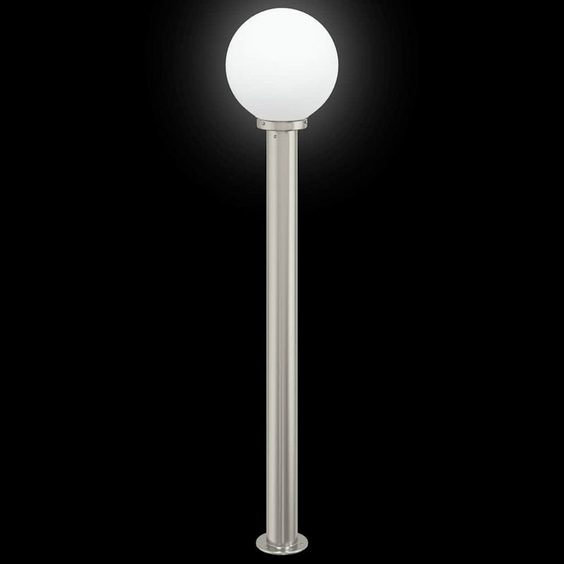 Stâlpi iluminatori 3 buc 120 cm oțel inoxidabil IP44