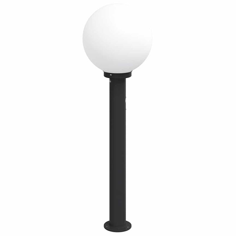 Stâlp luminos cu senzor 80 cm negru IP44