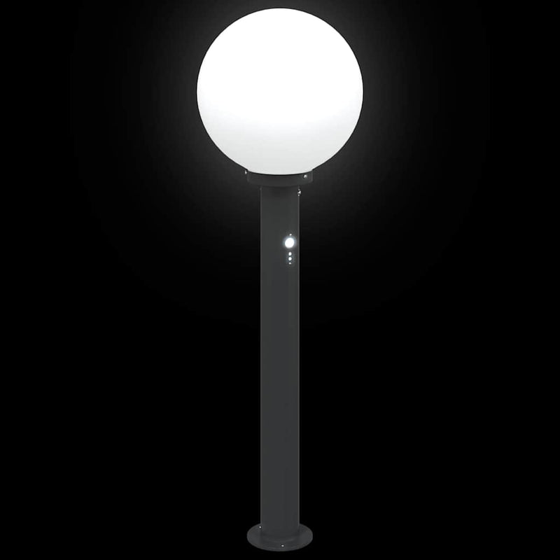 Stâlp luminos cu senzor 80 cm negru IP44