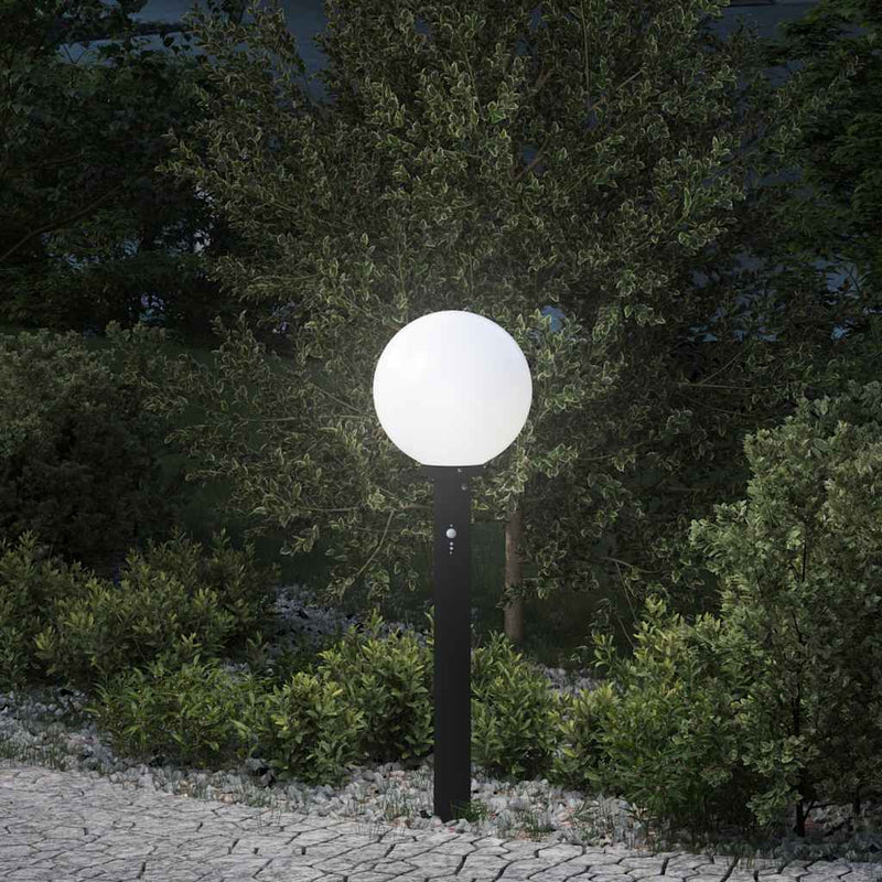 Stâlp luminos cu senzor 80 cm negru IP44