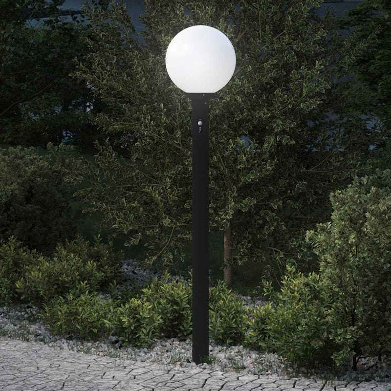 Stâlp luminos cu senzor 120 cm negru IP44