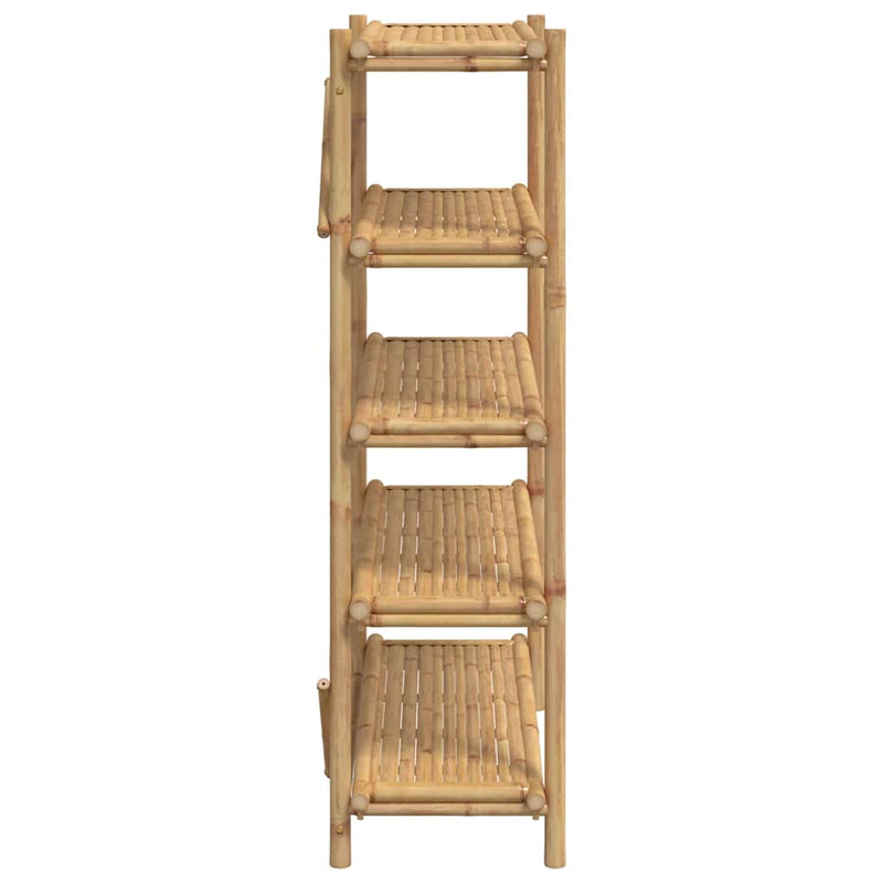 Raft cu 5 niveluri, 100x40x150 cm, bambus