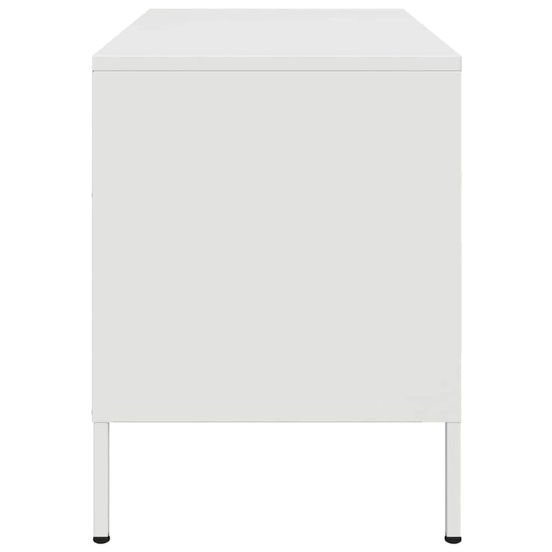 Dulap TV, alb, 68x39x50,5 cm, oțel