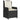 Set mobilier de grădină cu perne, 5 piese, negru, poliratan