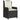 Set mobilier de grădină cu perne, 5 piese, negru, poliratan
