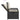 Set mobilier de grădină cu perne, 5 piese, negru, poliratan