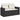 Set canapele de grădină cu perne, 7 piese, negru, poliratan
