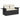 Set canapele de grădină cu perne, 7 piese, negru, poliratan