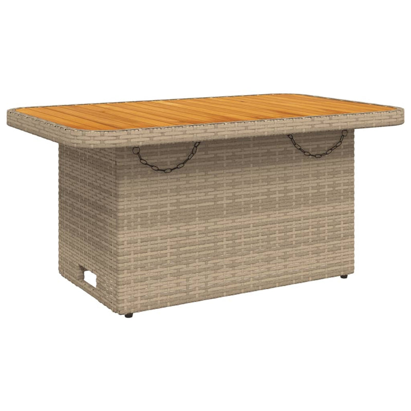 Set mobilier de grădină cu perne, 3 piese, bej, poliratan