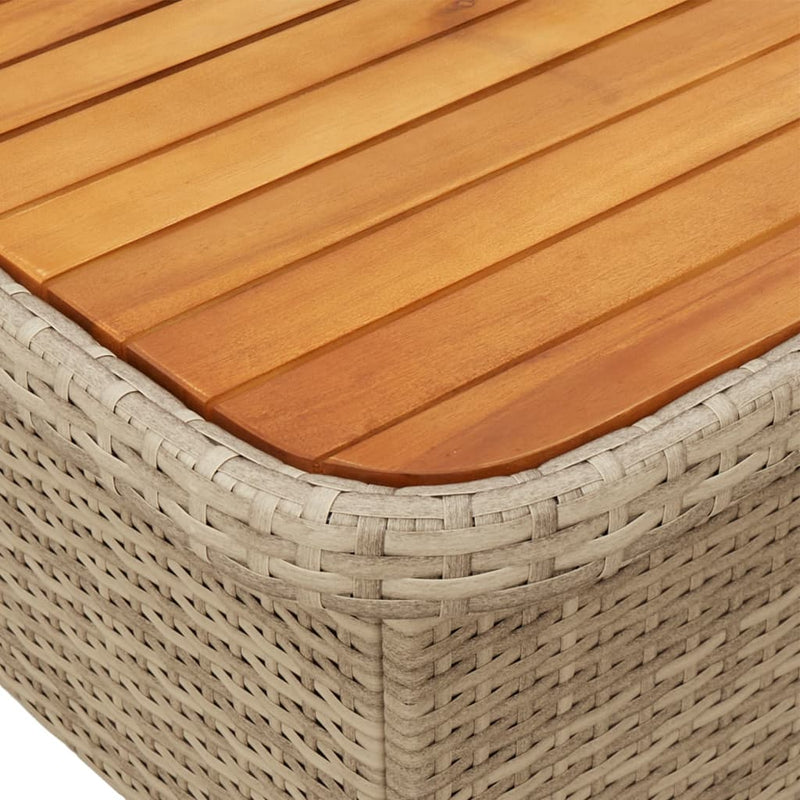 Set mobilier de grădină cu perne, 3 piese, bej, poliratan