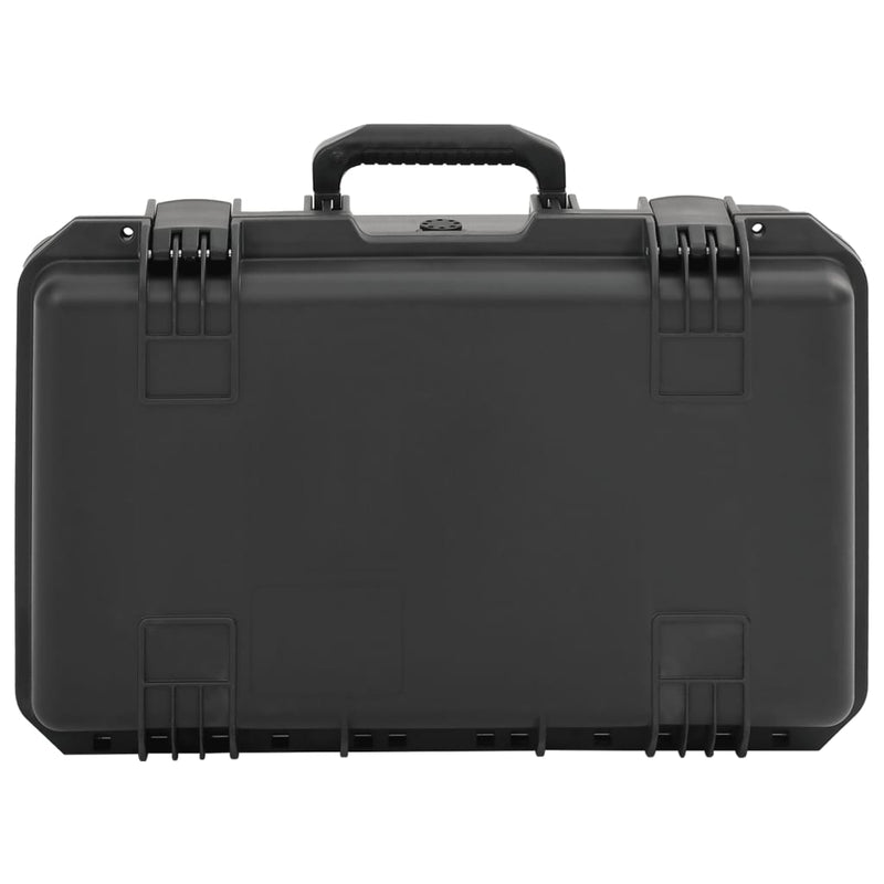 Carcasă de transport portabilă, negru, 55x35x22,5 cm, PP