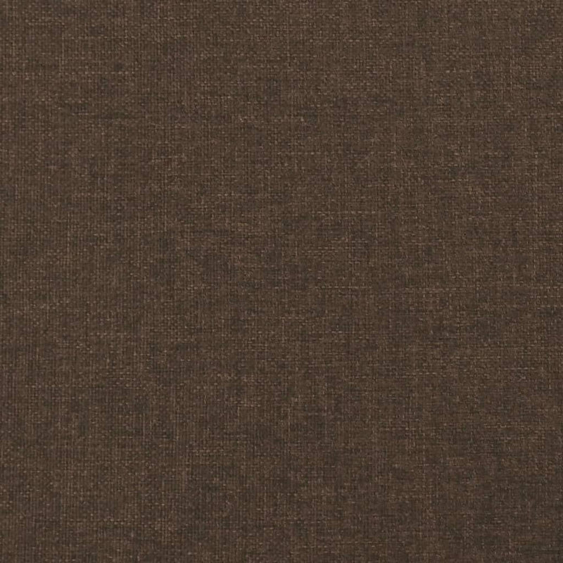 Pat box spring cu saltea, maro închis, 120x190 cm, textil