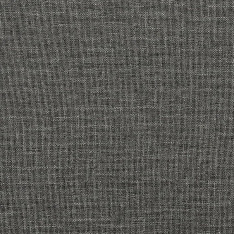 Pat box spring cu saltea, gri închis, 120x190 cm, textil
