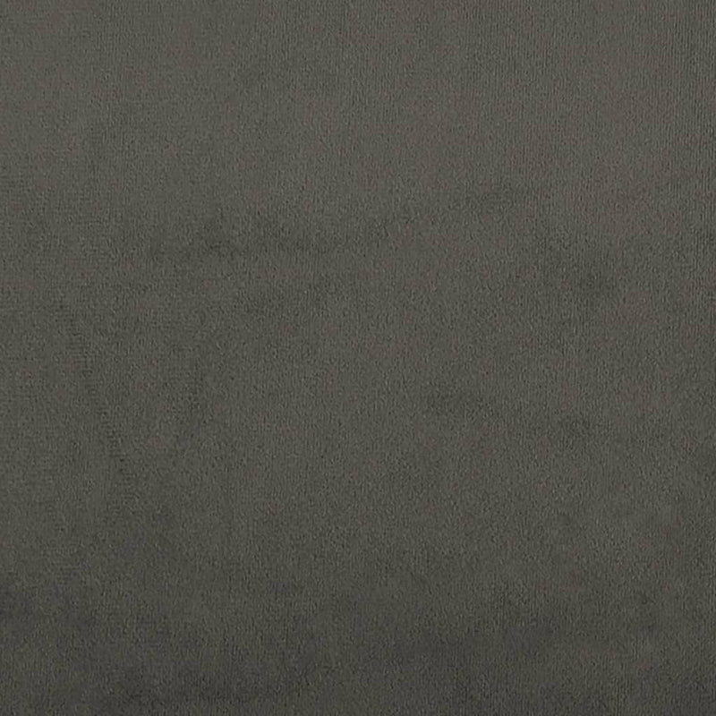 Pat box spring cu saltea, gri închis, 120x190 cm, catifea