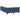 Pat box spring cu saltea, albastru, 120x190 cm, material textil