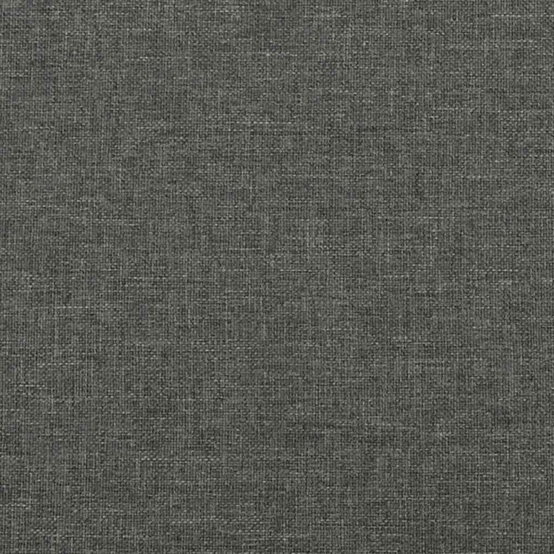 Pat box spring cu saltea, gri închis, 120x190 cm, textil