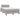 Pat box spring cu saltea, gri deschis, 120x190 cm, textil