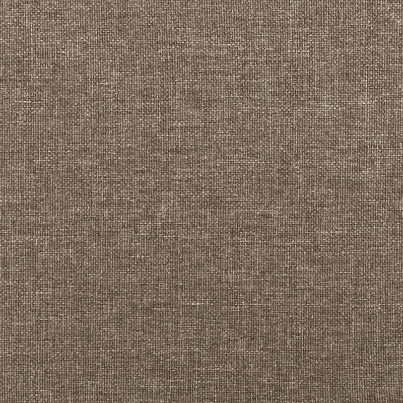 Pat box spring cu saltea, taupe, 120x190 cm material textil
