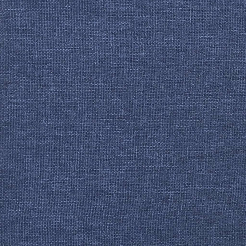 Pat box spring cu saltea, albastru, 120x190 cm, material textil