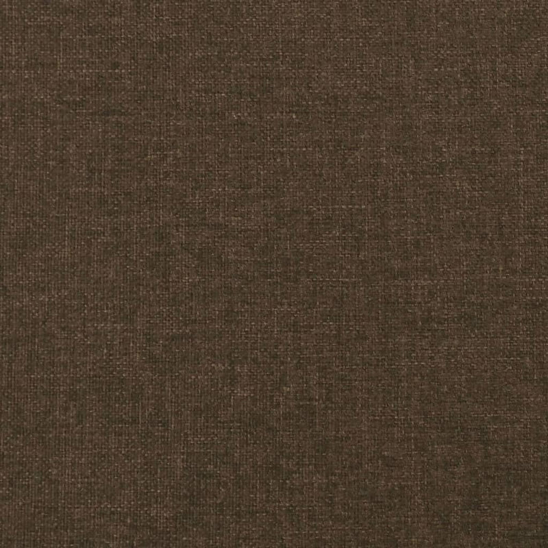 Pat box spring cu saltea, maro închis, 120x190 cm, textil