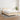 Pat continental cu saltea, crem, 120x190 cm, textil