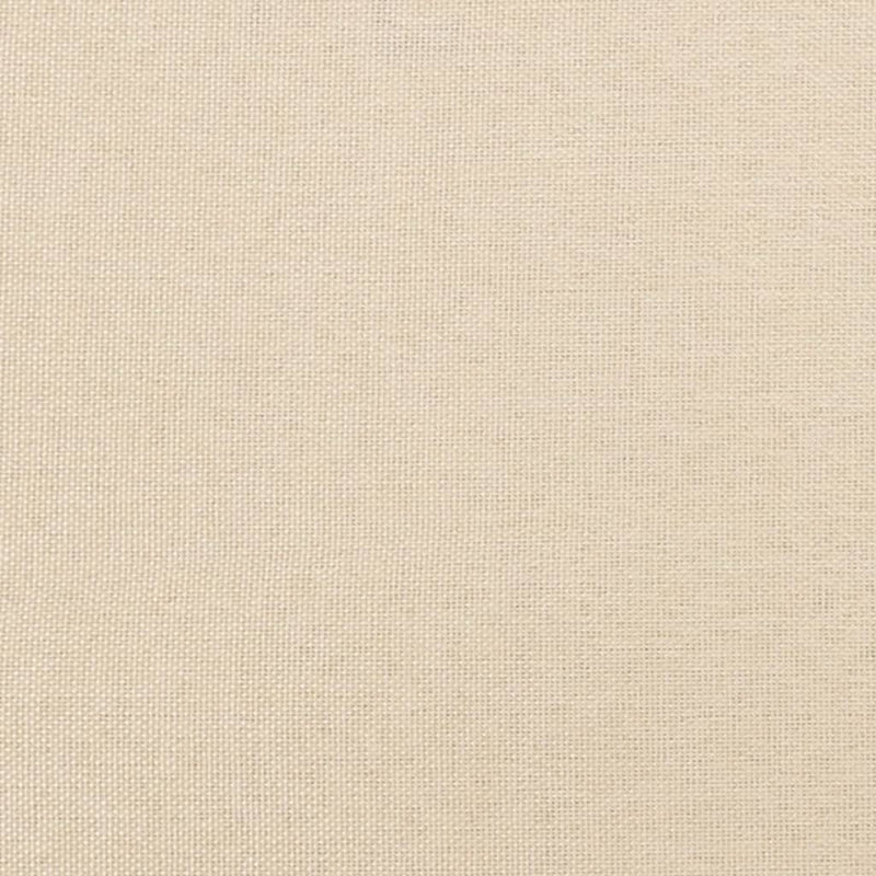 Pat continental cu saltea, crem, 120x190 cm, textil