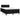 Pat box spring cu saltea, negru, 120x190 cm, catifea