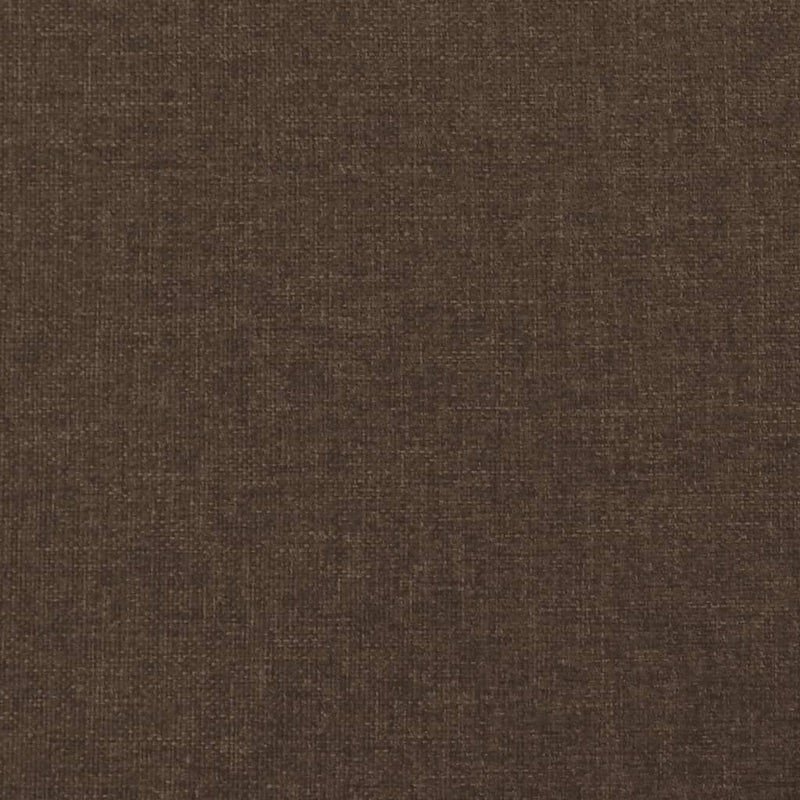 Pat box spring cu saltea, maro închis, 120x190 cm, textil