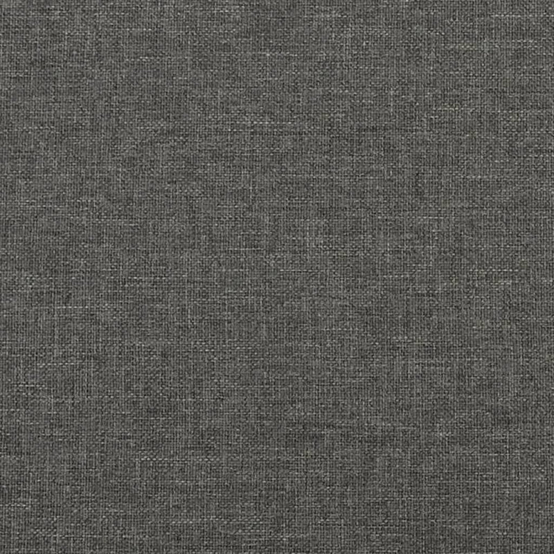 Pat box spring cu saltea, gri închis, 120x190 cm, textil
