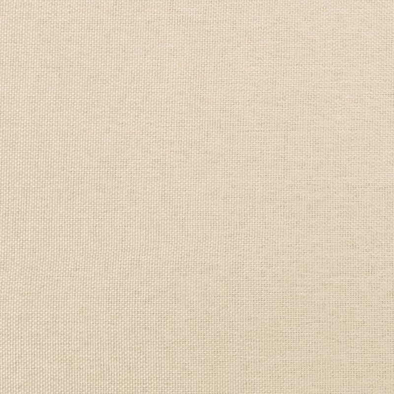 Pat continental cu saltea, crem, 120x190 cm, textil