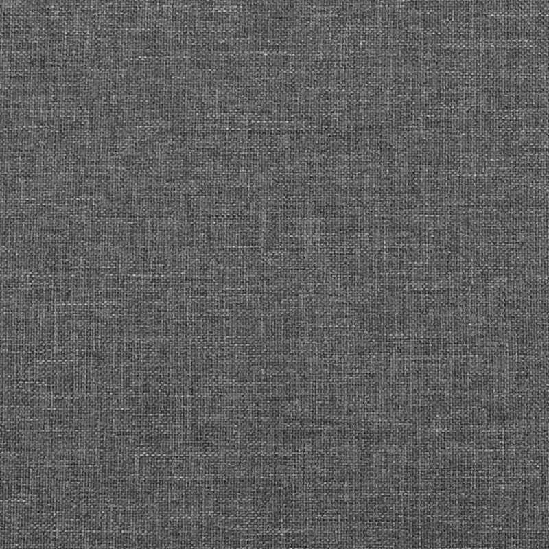 Pat box spring cu saltea, gri închis, 120x190 cm, textil