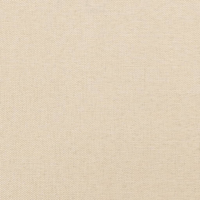 Pat continental cu saltea, crem, 120x190 cm, textil