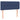 Pat box spring cu saltea, albastru, 120x190 cm, material textil