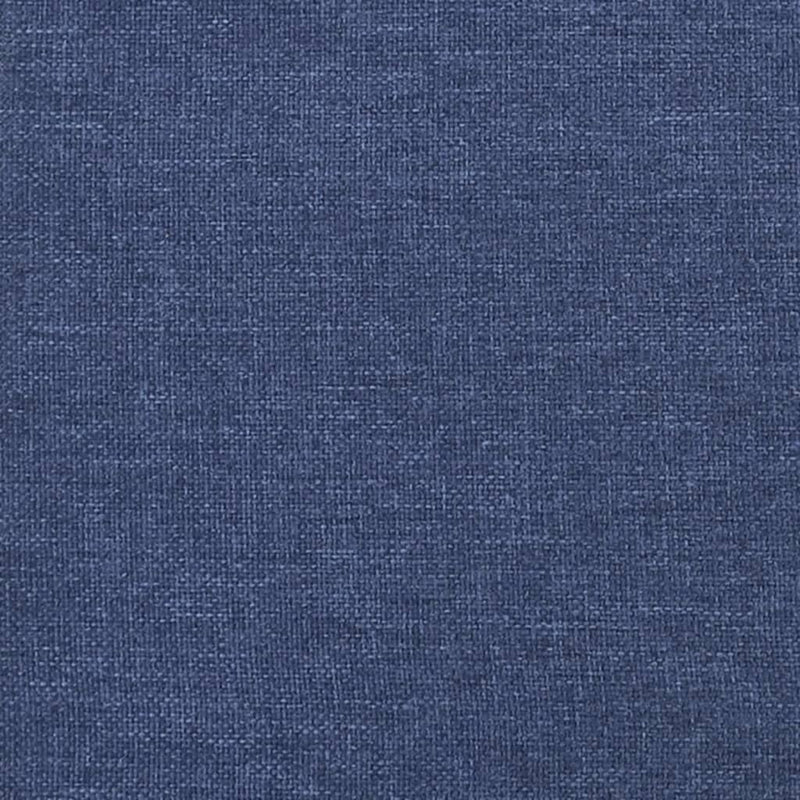 Pat box spring cu saltea, albastru, 120x190 cm, material textil