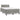 Pat box spring cu saltea, gri deschis, 120x190 cm, catifea