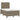 Pat box spring cu saltea, taupe, 120x190 cm material textil
