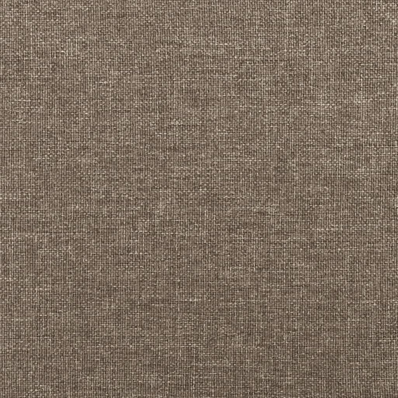 Pat box spring cu saltea, taupe, 120x190 cm material textil