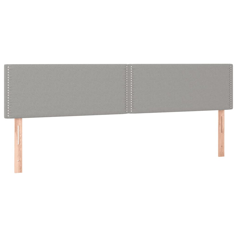 Pat box spring cu saltea, gri deschis, 120x190 cm, textil