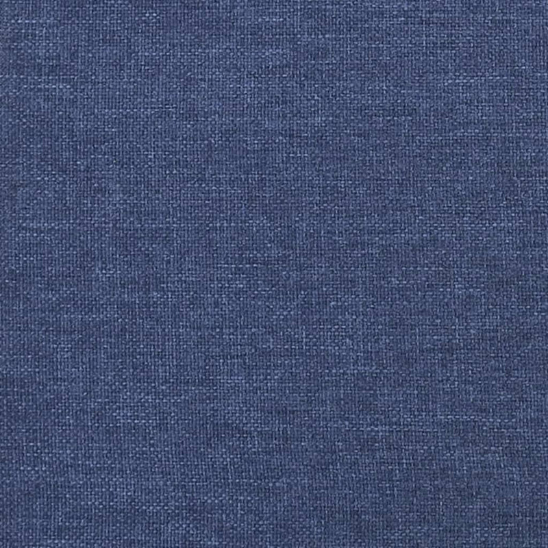 Pat box spring cu saltea, albastru, 120x190 cm, material textil