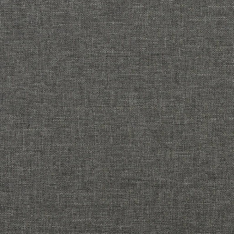 Pat box spring cu saltea, gri închis, 120x190 cm, textil