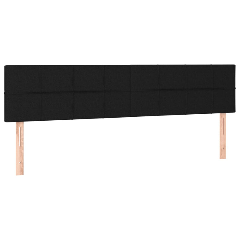 Pat box spring cu saltea, negru, 120x190 cm, catifea