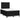 Pat box spring cu saltea, negru, 120x190 cm, catifea