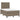 Pat box spring cu saltea, taupe, 120x190 cm material textil
