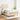 Pat continental cu saltea, crem, 120x190 cm, textil