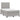 Pat box spring cu saltea, gri deschis, 120x190 cm, textil