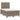 Pat box spring cu saltea, taupe, 120x190 cm material textil