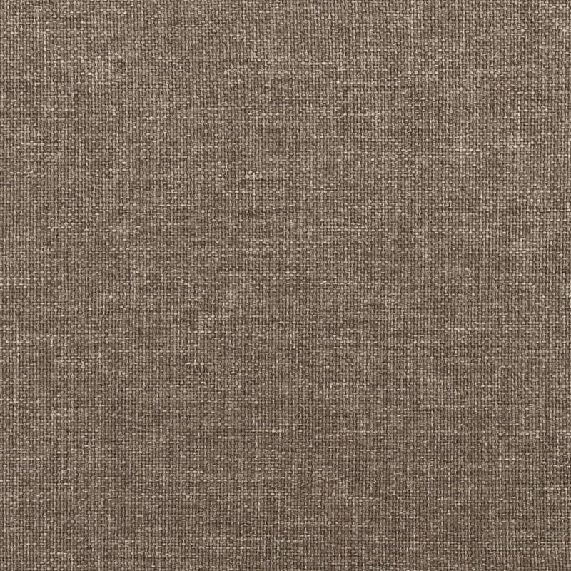 Pat box spring cu saltea, taupe, 120x190 cm material textil