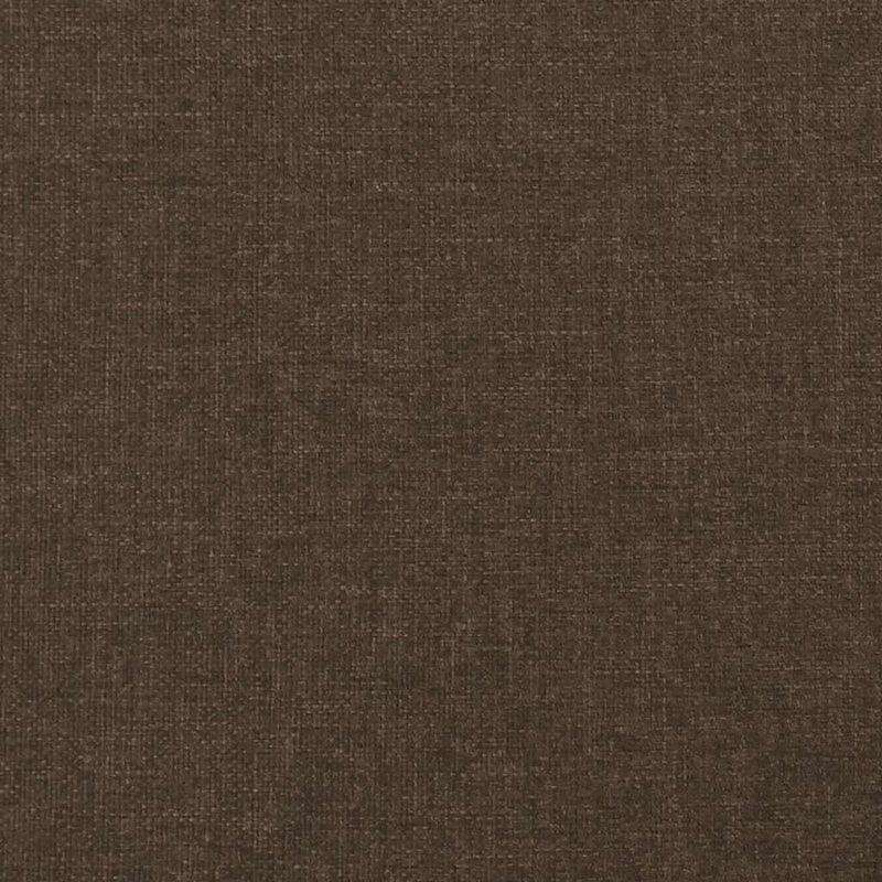 Pat box spring cu saltea, maro închis, 120x190 cm, textil